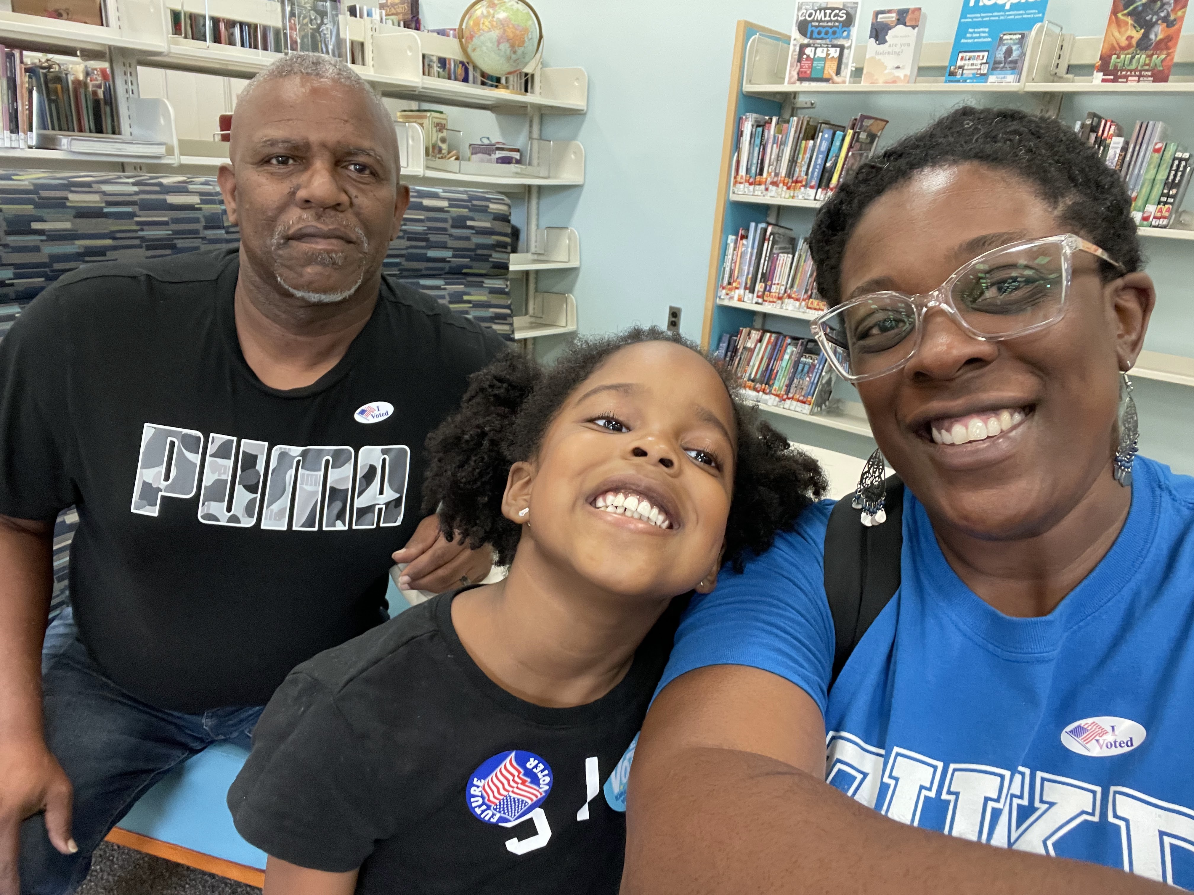 Shamiaica Fergusuon and family in Conover, NC