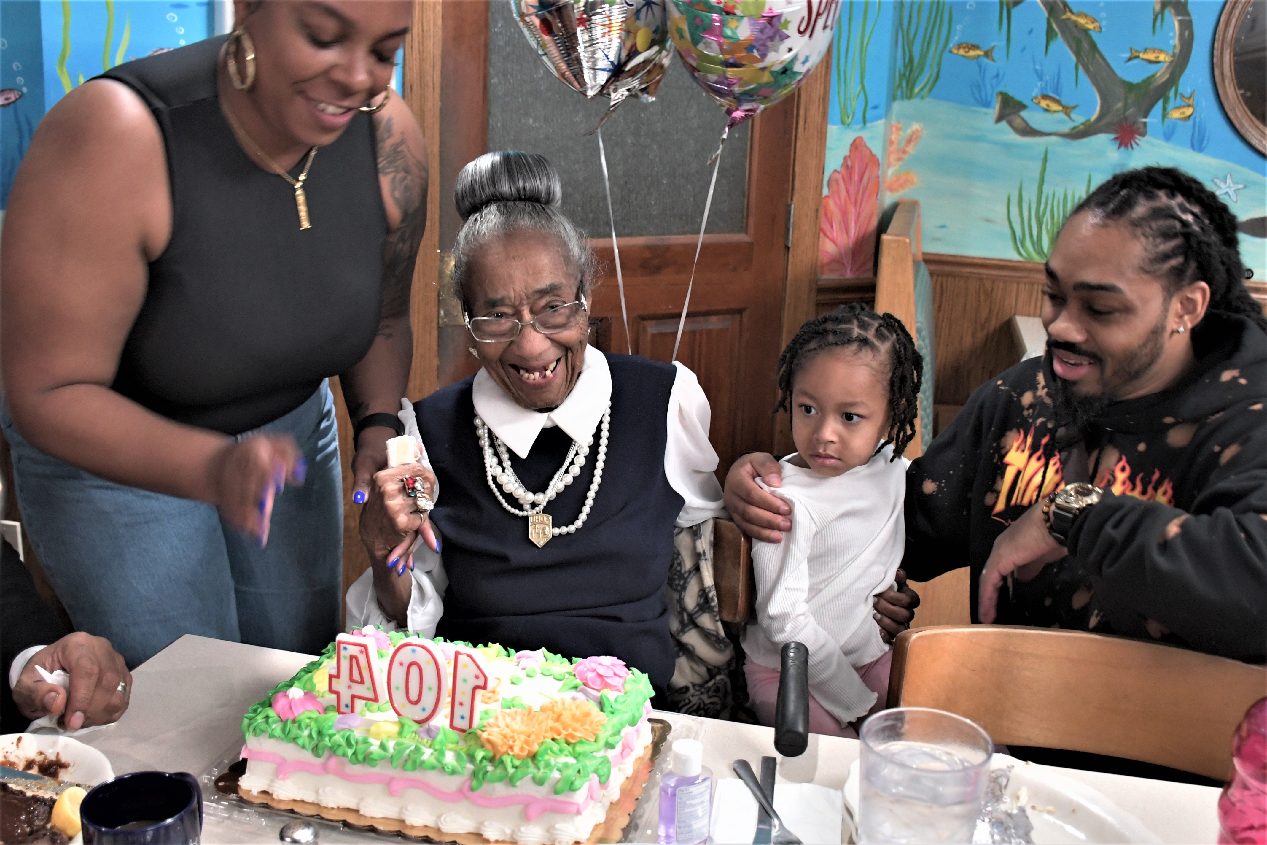 Mary &ldquo;Chick&rdquo; Thompson celebrates 104th birthday