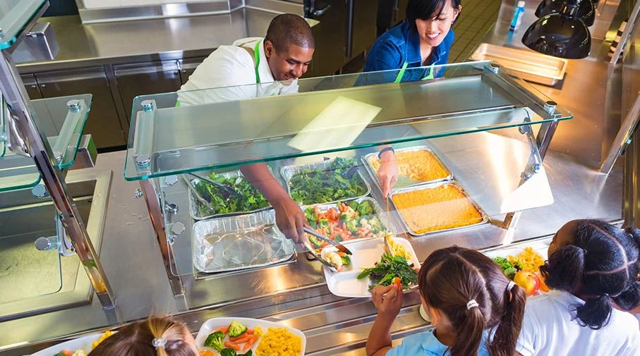 student lunch room