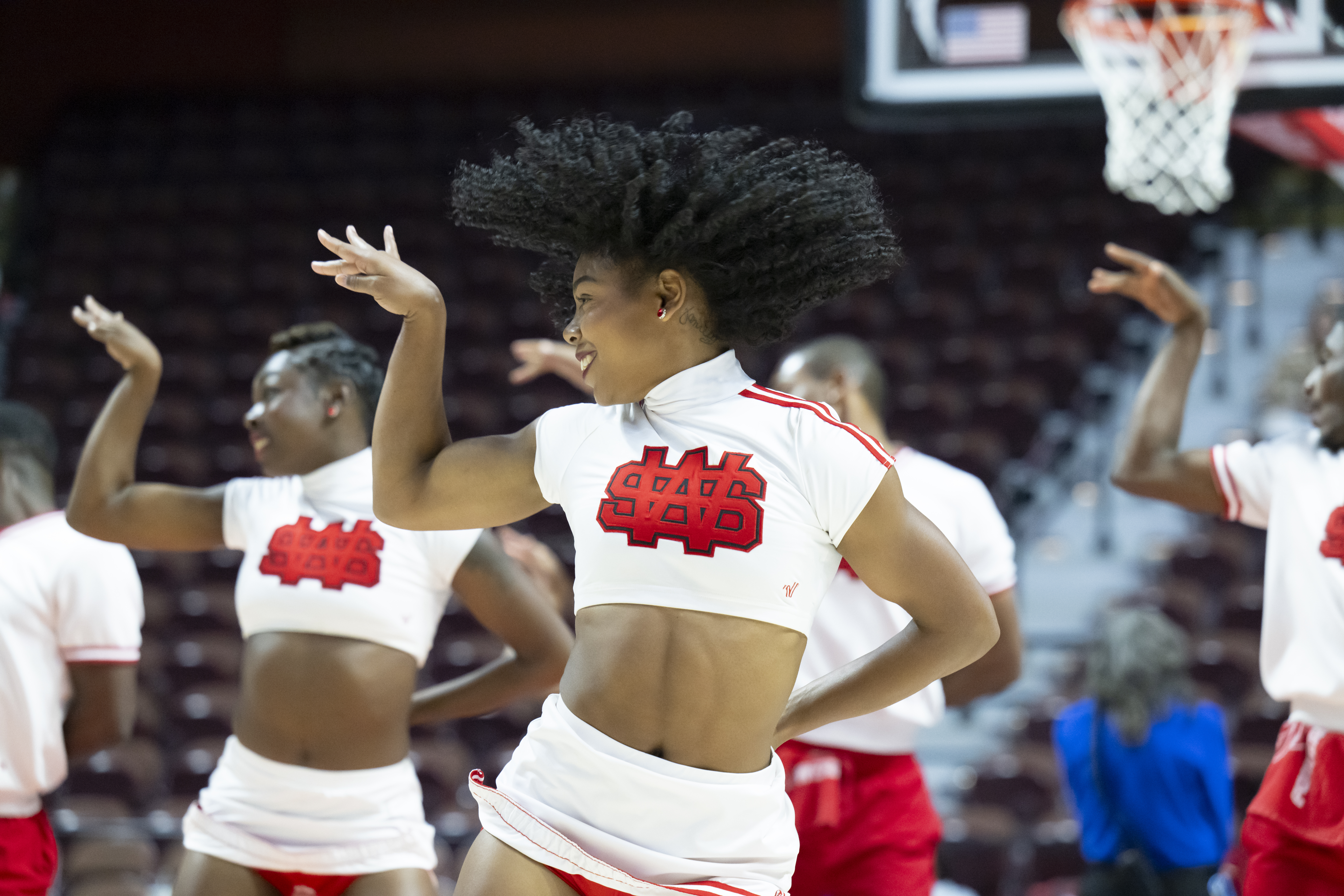Winston-Salem State University cheerleaders