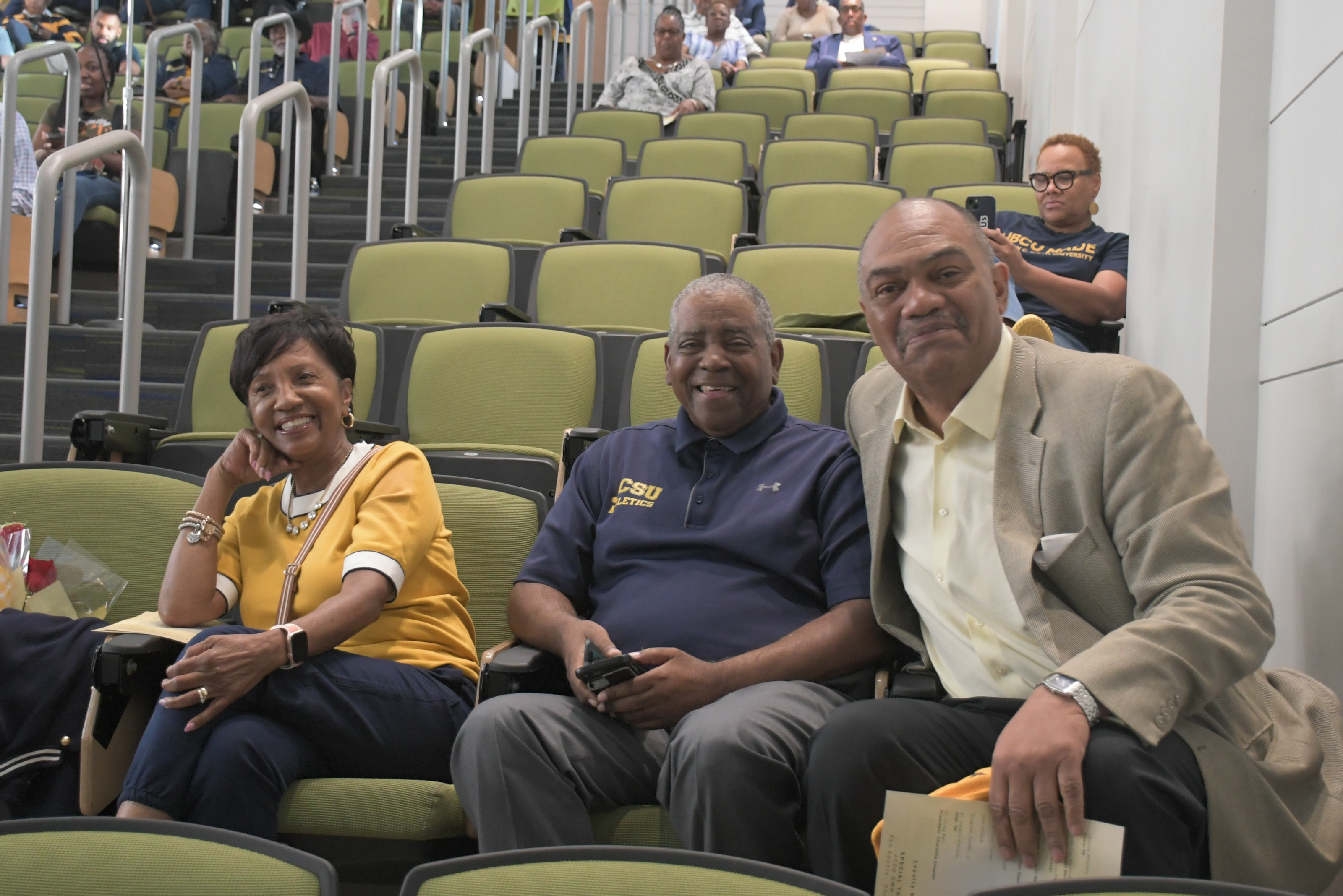 Narell Joyner, retired Johnson C. Smith basketball coach Steve Joyner and broadcaster Stan Lewter